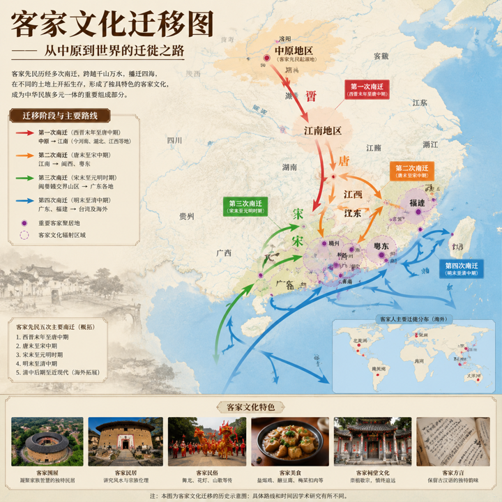 客家先民南迁
